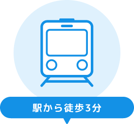 駅から徒歩3分